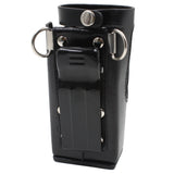 Hard Leather Holster Handsfree Case with Belt Clip for Two Way Radio CB Ham Radio Motorola GP680 GP360 GP380 MTX8250 GP340 GP380 TH750 TH1250 - Walkie-Talkie Accessories
